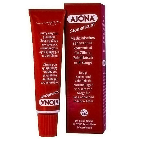 Зубная паста решает проблемы с зубами и деснами комплексно Ajona, 25 мл