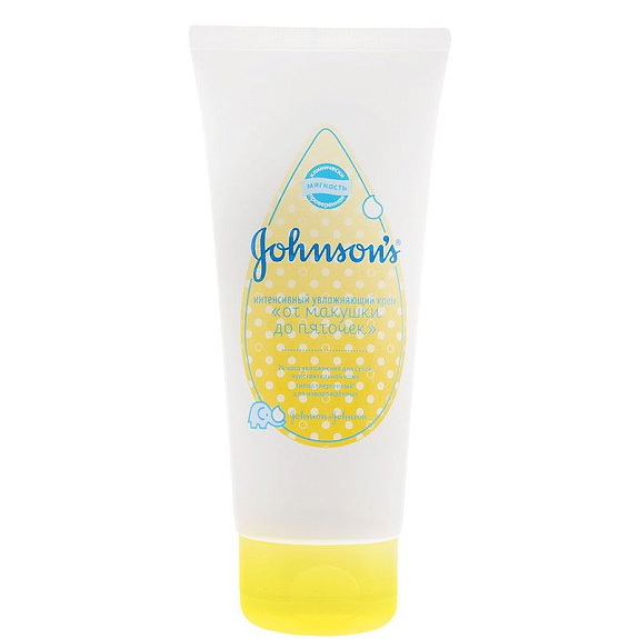 Детский интенсивный увлажняющий крем От макушки до пяточек Johnson's® baby, 100 мл