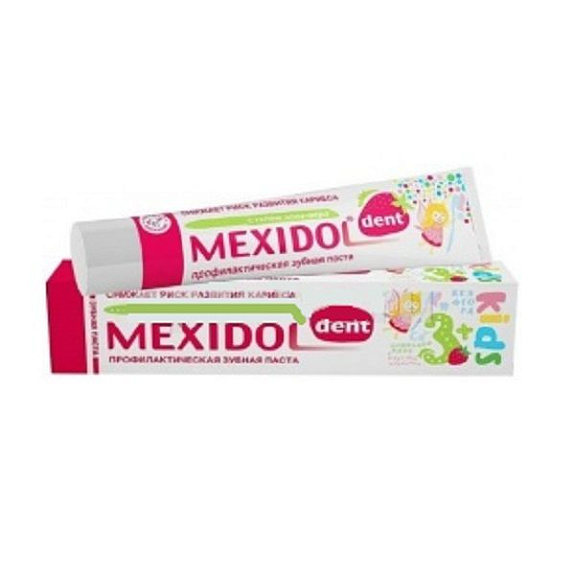 Детская зубная паста Mexidol Dent Kids 3+, 45 г