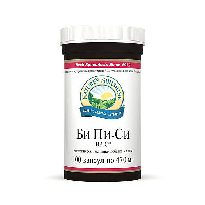 Би Пи-Си, Поддержка сердечно-сосудистой системы, NSP, 470 мг, 100 капсул