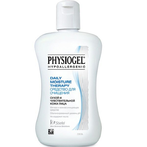 Средство для очищения сухой и чувствительной кожи лица Physiogel Daily Moisture Therapy, 150 мл