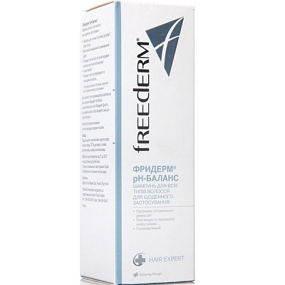 Дерматологический шампунь Freederm pH-баланс для всех типов волос, 150 мл