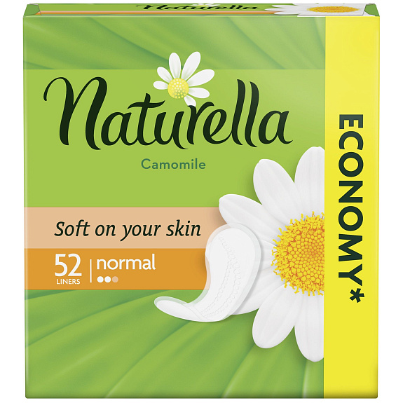 Ежедневные гигиенические прокладки Naturella Camomile Normal, 52 шт