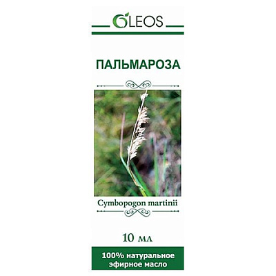 Эфирное масло пальмарозы Oleos, 10 мл