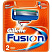 Сменные кассеты fusion для бритья Gillette, 2 шт