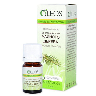 Антисептик на основе масла австралийского чайного дерева Oleos, 5 мл
