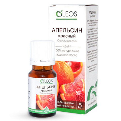 Эфирное масло красного апельсина Oleos, 10 мл
