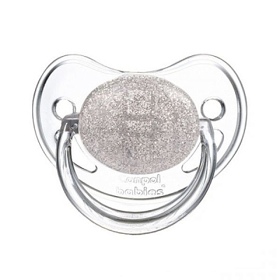 Пустышка латексная круглая Moonlight 6-18 мес. Canpol Babies, 1 шт