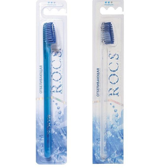 Зубная щетка R.O.C.S. Отбеливающая средней жесткости