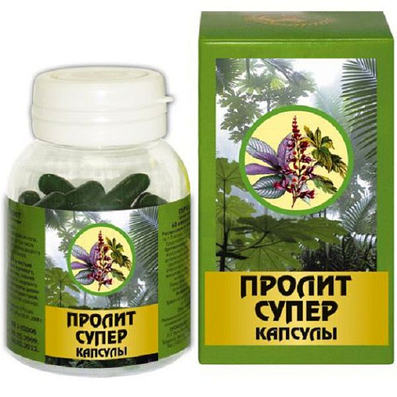 Растительный уросептик Пролит Супер для улучшения функционального состояния мочевыводящей системы, 60 шт