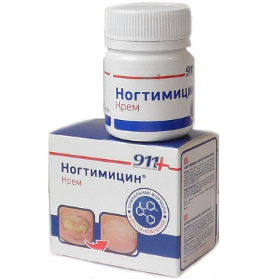 Крем косметический для ногтей Удаление ногтя с грибком Ногтимицин® 911, 30 мл