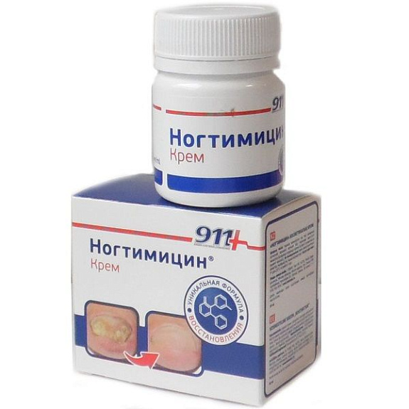 Крем косметический для ногтей Удаление ногтя с грибком Ногтимицин® 911, 30 мл