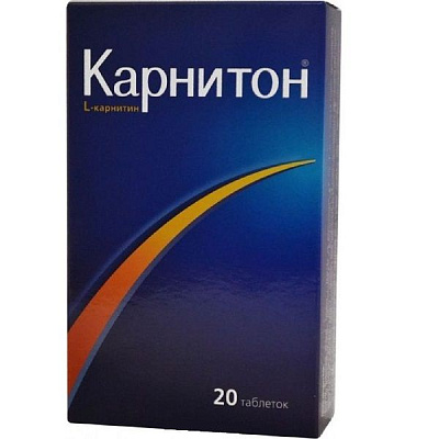 Карнитон для увеличения работоспособности и умственной выносливости, 20 шт