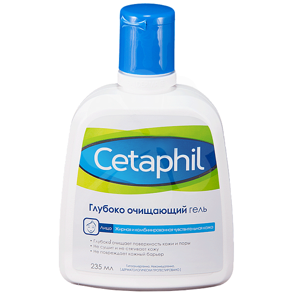 Глубоко очищающий гель Cetaphil, 235 мл