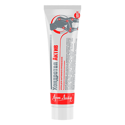 Крем Хондротол Актив для восстановления суставного хряща и улучшения его подвижности Арт Лайф, 100 мл