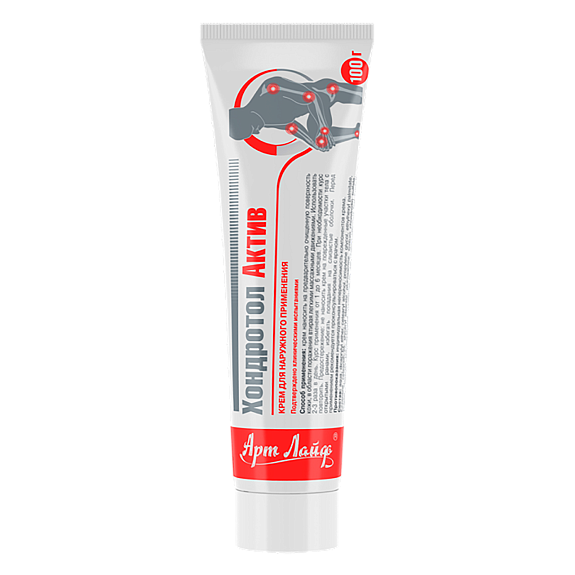 Крем Хондротол Актив для восстановления суставного хряща и улучшения его подвижности Арт Лайф, 100 мл