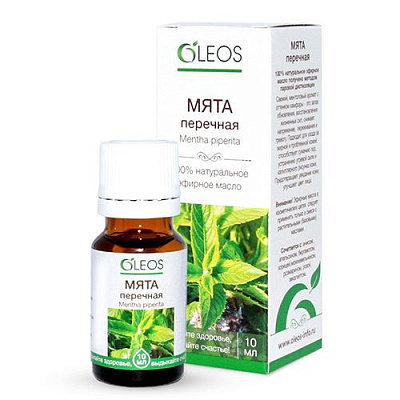 Эфирное масло мяты Oleos, 10 мл