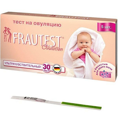 Тест для определения овуляции Frautest, 5 шт