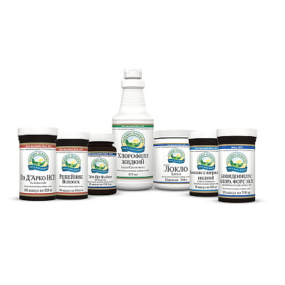 Очистка ЖКТ, Устранения различных причин заболевания ЖКТ, NSP, 7 банок