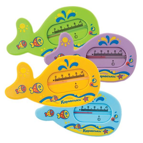 Термометр для ванной китенок Курносики