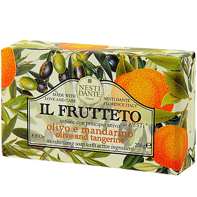 Мыло Nesti Dante Il Frutteto Olive and Tangerine Оливковое масло и Мандарин, 250 г