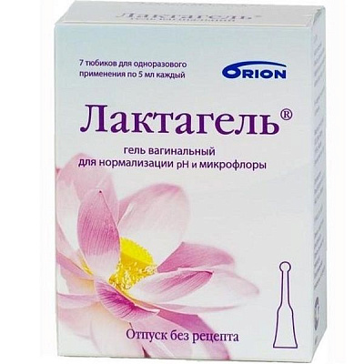 Гель вагинальный Лактагель для нормализации pH и микрофлоры, 7 шт х 5 мл