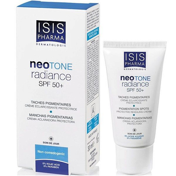 Дневной крем против пигментных пятен Isispharma Neotone Radiance SPF 50+, 30 мл
