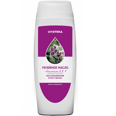Репейное масло для восстановления и роста волос Vitateka, 100 мл