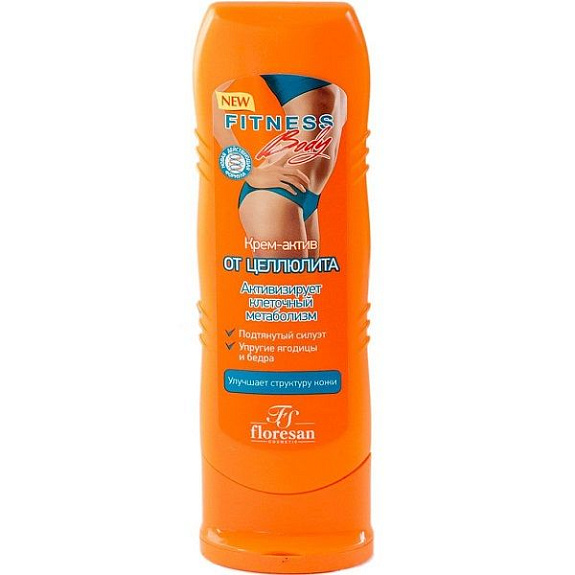 Крем-актив от целлюлита для активации клеточного метаболизма Fitness Body, 125 мл