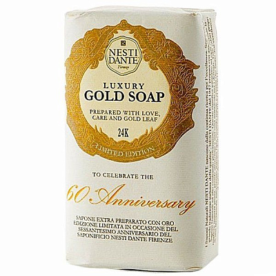 Мыло юбилейное золотое Nesti Dante, 250 г
