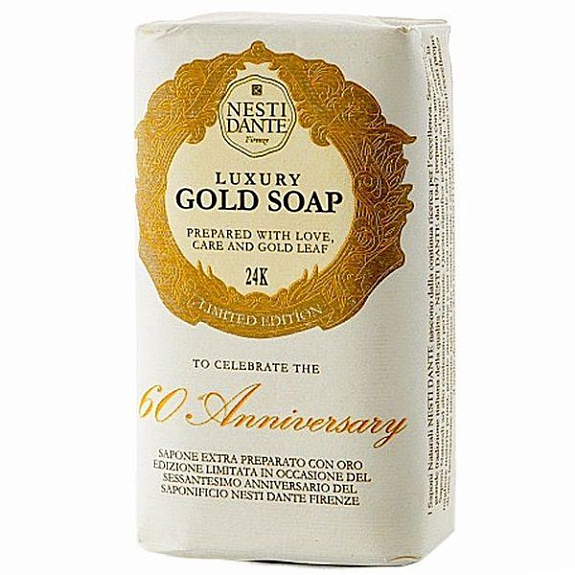 Мыло юбилейное золотое Nesti Dante, 250 г