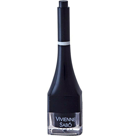 Гелевая подводка для глаз с кисточкой Vivienne Sabo тон 01 черный, 1,7 г