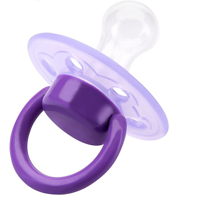 Пустышка силиконовая классическая с 3 месяцев Солнышко Курносики