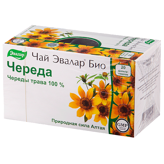 Чай Эвалар Био Череда 1,5 г, 20 шт