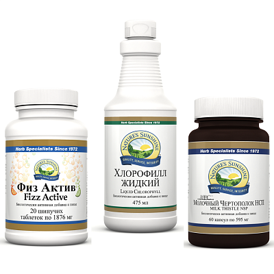 Набор "Детокс" Kit Detox для очищения организма NSP, 3 шт