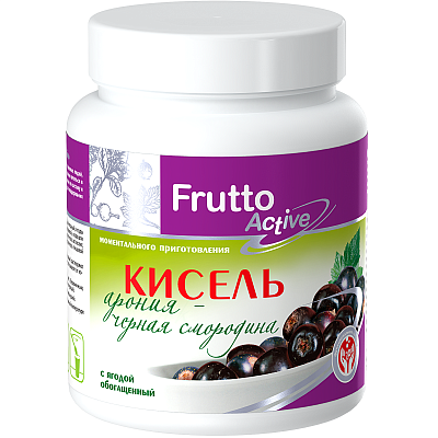 Кисель Арония - черная смородина Frutto Active Арт Лайф, 300 г
