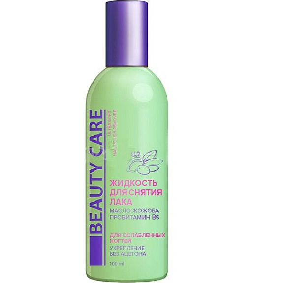 Укрепляющая жидкость для снятия лака без ацетона BC Beauty Care, 100 мл