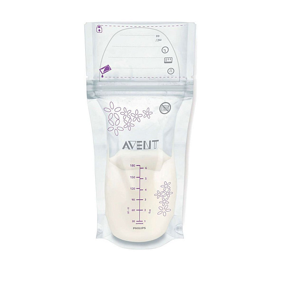 Пакеты для хранения молока Philips Avent, 180 мл 25 шт