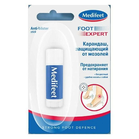 Карандаш защищающий от появления мозолей Medifeet, 4.5 г