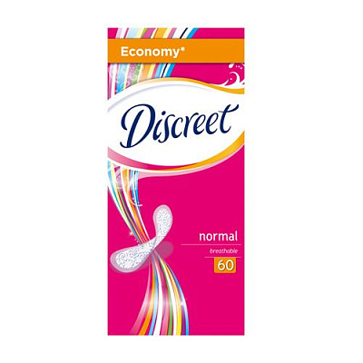 Ежедневные прокладки Normal Discreet, 60 шт