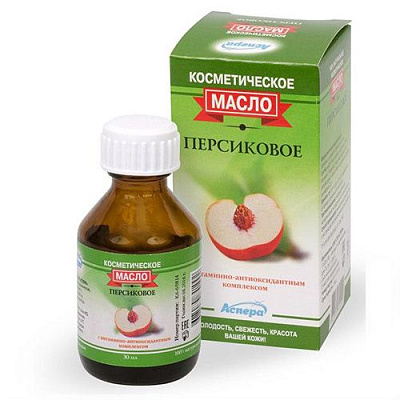 Масло персиковое косметическое Аспера, 30 мл