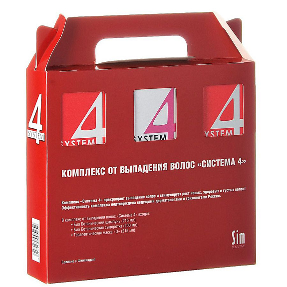 Комплекс от выпадения волос шампунь 215 мл маска 215 мл сыворотка 200 мл Sim sensitive