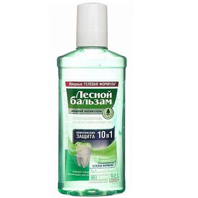 Густой ополаскиватель для полости рта Лесной бальзам комплексная защита 10 в 1, 250 мл