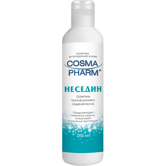 Шампунь Неседин против раннего седения волос Cosma Pharm, 250 мл