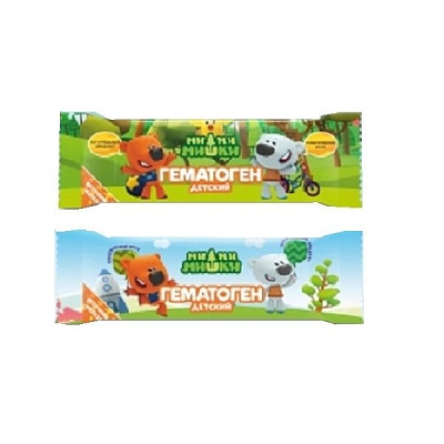 Детский гематоген с 3-х лет Ми-ми-мишки, 40 г