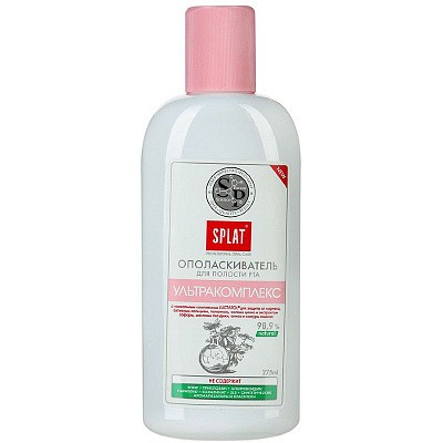 Ополаскиватель для полости рта ультракомплекс Splat, 275 мл