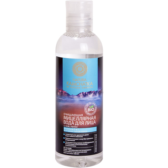 Очищающая мицеллярная вода с маслами Natura Siberica Kamchatka, 200 мл