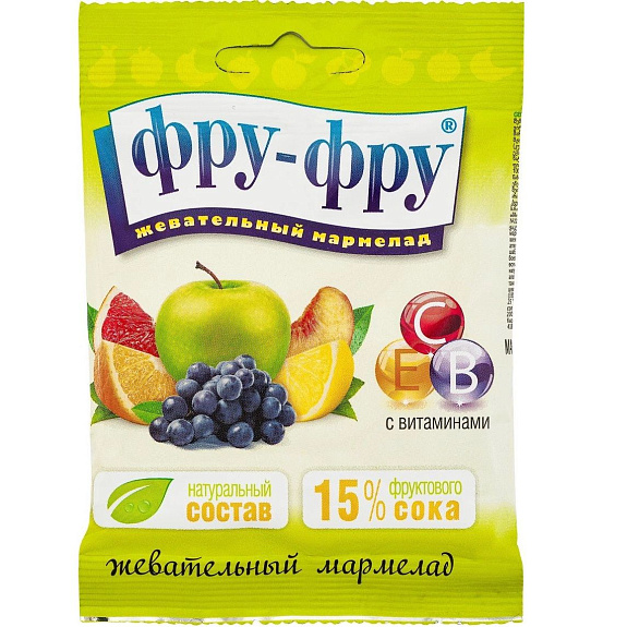 Жевательный мармелад Фру-Фру Азбука, 30 г