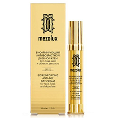 Mezolux биоармирующий антивозрастной дневной крем для лица шеи и области декольте Librederm, 30 мл