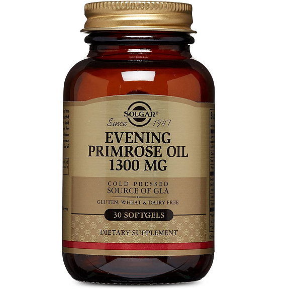 Масло примулы вечерней Evening Primrose Oil Solgar 1300 мг, 30 капсул